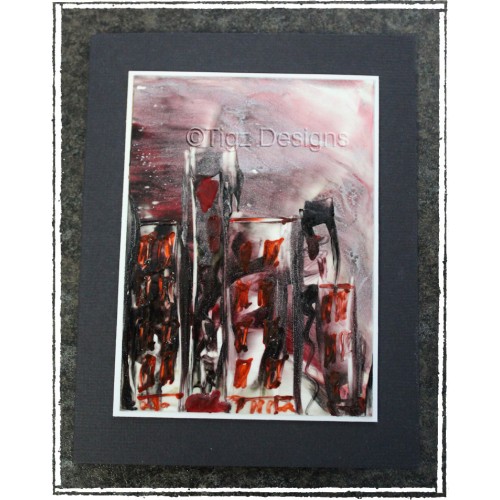 Encaustic Elements - Note Card - Made in Creston BC #21-20